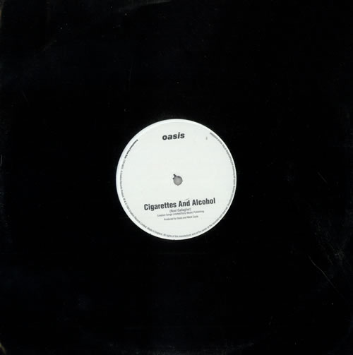 oasis【cigarettes and alcohol】レコード